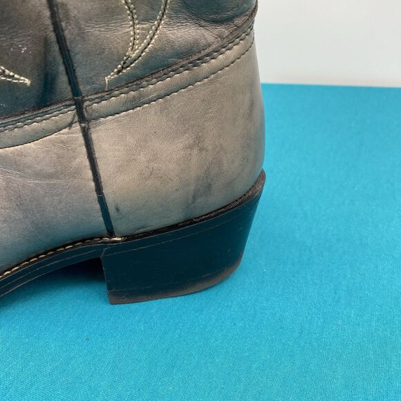 Men's Vintage ACME Gray Western Cowboy Boots. Sz. 8 B - Picture 7 of 16